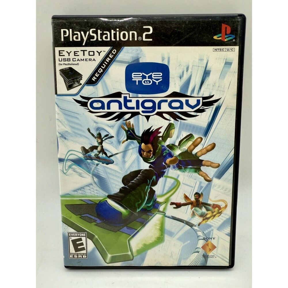 Eye Toy: AntiGrav 2004 PS2 PlayStation 2 Needs Eye Toy USB Camera To Play Tested